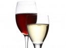 Glasses of red and white wine photo Trish Hughes sxc hu