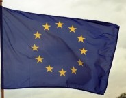 Europaflagge, wehend