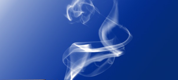 burning cigarette on a blue background photo Gabriella Fabbri sxc hu