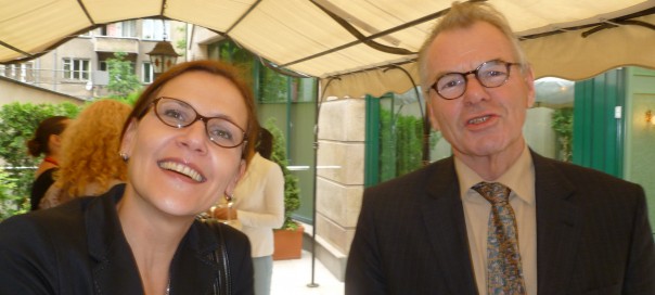 Croatian ambassador Danijela Barišić and Karel van Kesteren, ambassador of the Netherlands