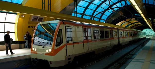 Musagenitsa metro underground railway station on the Sofia main line