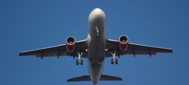 aircraft in a clear blue sky