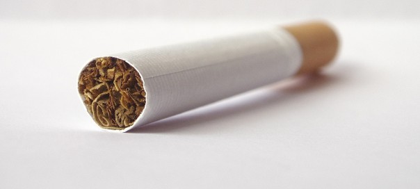 an unlit cigarette