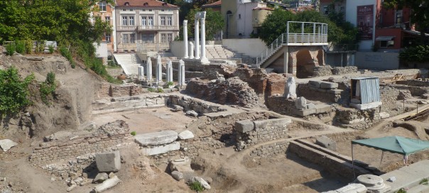 The Odeon archaeological site, Plovdiv. Photo: Clive Leviev-Sawyer