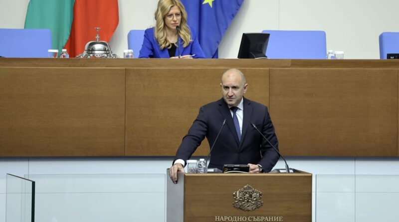 Bulgarian PM Radev tries to blame opposition, euro, for high prices